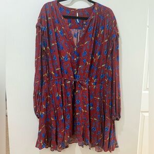 Free People Flower Fields Tunic/Mini-Dress